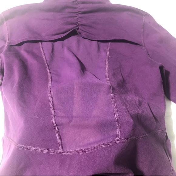 One Tooth Athletic Jacket - Zip Up - Purple - Size Small - Picture 7 of 10